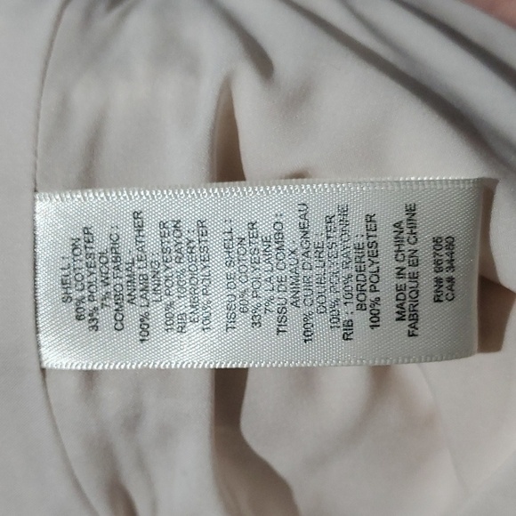 REBECCA TAYLOR PINK TWEED BLAZER WOOL LEATHER BLEND  FRINGE POWDER PINK - Picture 9 of 9